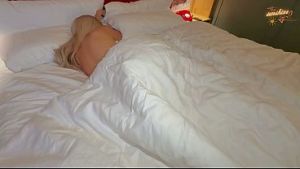 Young blonde amateur has passionate morning sex upon waking