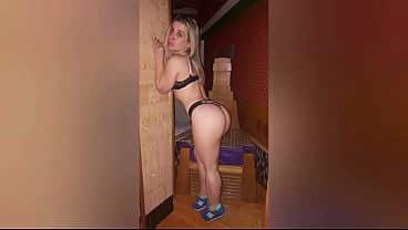 La Rubia más Puta de Argentina con el culo grande, nuevamente en el inicio, CaroAss  Porno Amateur